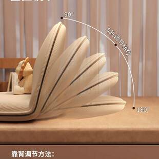 可折叠榻榻米沙发椅懒人沙发折叠沙发床上灵活靠背椅 地上坐垫
