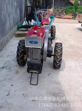 EYU柴水碎冷手扶拖耕拉机乘坐式田油大棚旋耕机水田两用土机