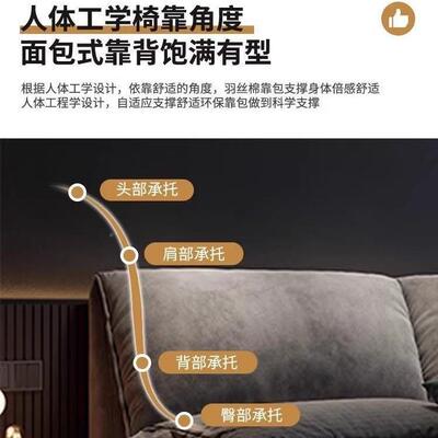意式轻奢麂皮绒布床主卧布床双技人大床艺现代简物约储科QED布床