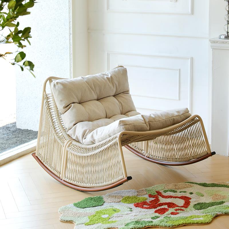 F7NN1摇椅椅人闲躺椅户外花园阳台休沙发子客CEF厅懒人午大休摇摇