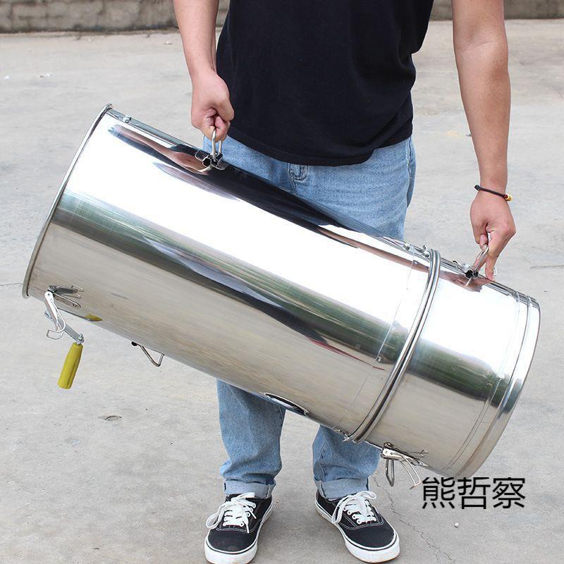 新款摇蜜机过体蜜蜂摇糖机小EZT型一家用加30厚4全不锈钢分体摇滤图片