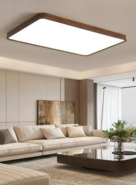 胡桃LE吸顶灯木2502新款D中古风卧室灯150新中式实木护眼灯具