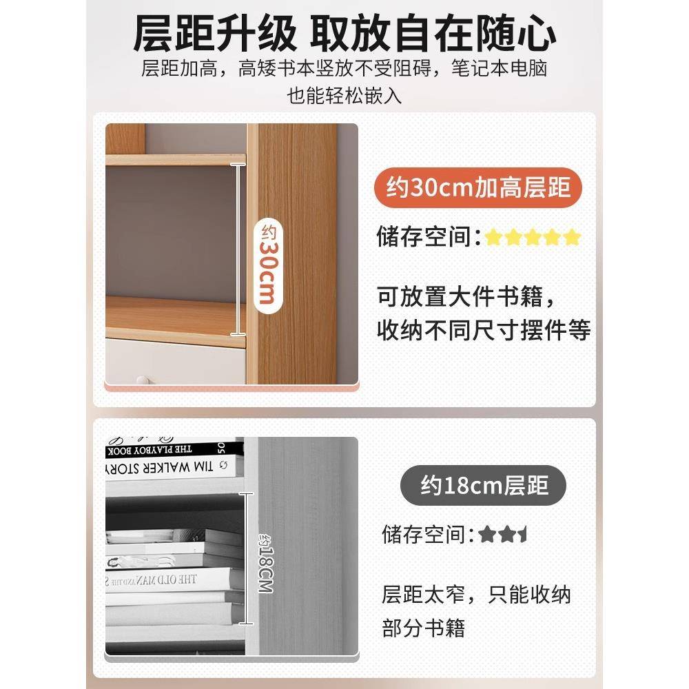 书架桌面置物架厅简小易书桌收纳办多FCE层架子公室卧客室桌上型