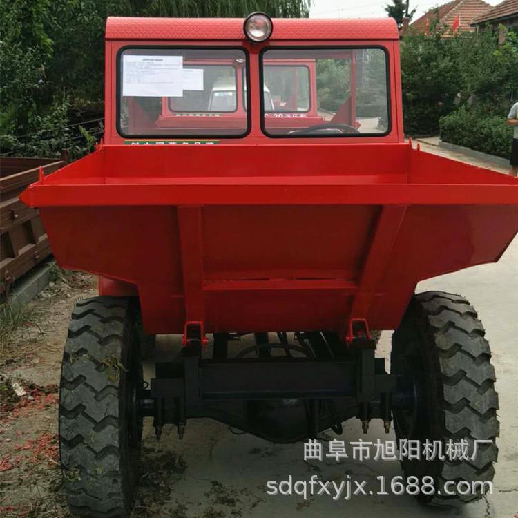 输柴油四轮蹦蹦车工地工程翻斗自卸马车22力前卸前式物料10运车