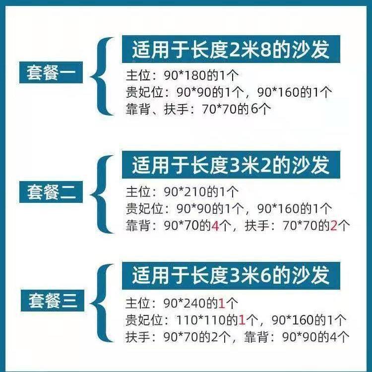 沙发垫FAF季通用沙四发全包滑布防艺现代简约123套套装组合棉