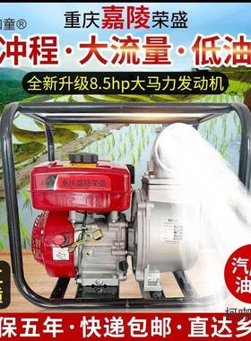 高扬灌程汽油柴油机23机4寸水水泵抽水农用自吸溉小型CEY污泵麦太