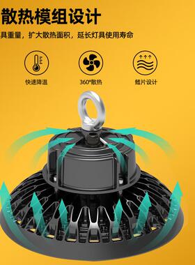 跨境UO工矿灯体仓育馆照明F灯商U业工业库高棚灯室内球场FO飞HOF