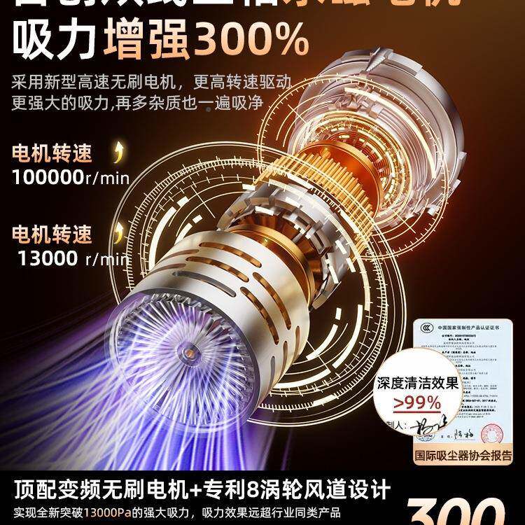 车载吸尘车用线充电汽车家用器大吸2力功803率手持小无型204新款