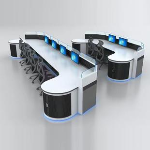 厂家指挥中心作安防控制台操作挥智工慧烤漆台指台539调度中控台