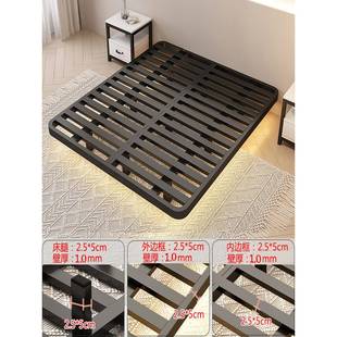 7W悬浮床简约卧无床床头小户型榻榻XFC 14LG米排骨架悬空刚架双人