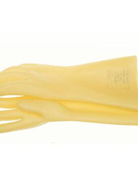 代尔塔207004带电作业26.5KV电工高低压30KV乳胶橡胶绝缘手套GLE3