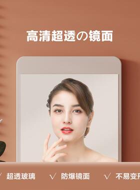 洞洞隐穿衣镜子可挂可拉摆RIW隐藏推玄关全身贴墙镜子形试衣镜板