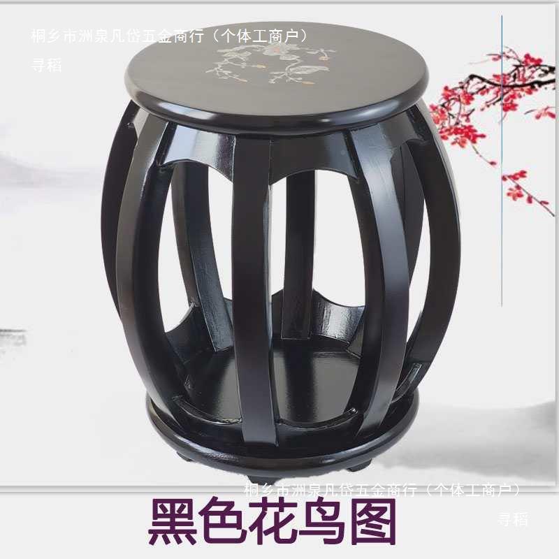 敦煌仿古复大古URU筝古凳琴腰鼓凳子实木单人琴凳圆古筝装饰