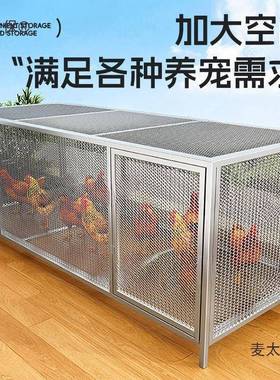 鸡笼子CIR家用特大号家禽窝可移动外阳室台清粪折叠鸡鸡舍鸭太笼