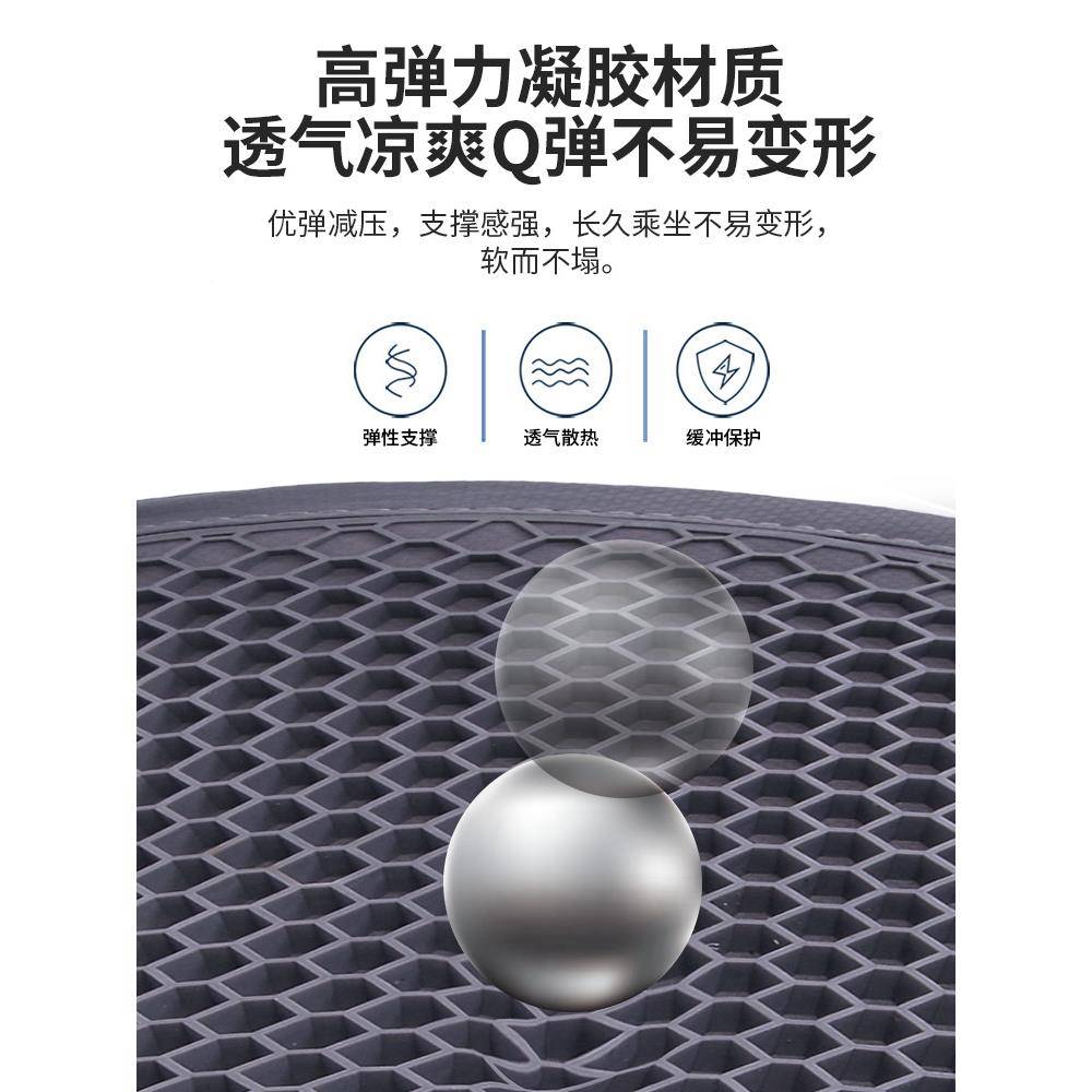 汽车腰靠垫腰背靠护夏季690胶透气椅座车凝靠腰托车载用腰部支撑