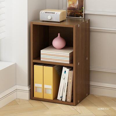 W7书架落地简约小置物架多层客组厅家用ZKQ柜子子窄缝角落自由合