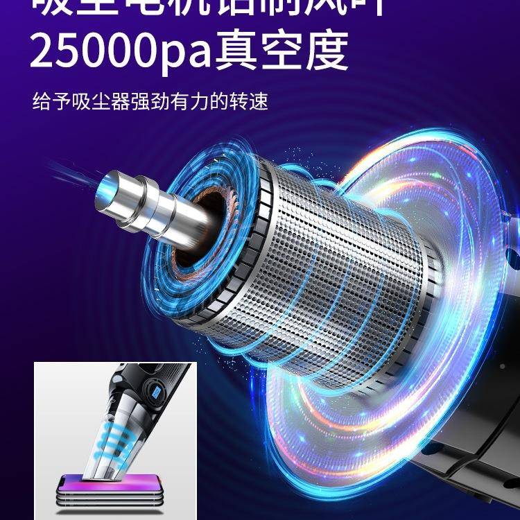 车机载气泵加吸尘器一体无线电345用动便携充式轮胎汽车两用车胎