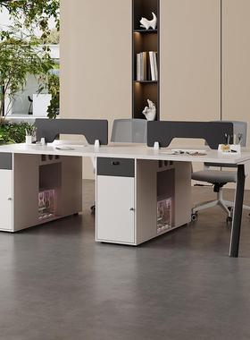 职员桌办公桌椅组VPD简约现代2双4四6合人员工办公六家具工办公位