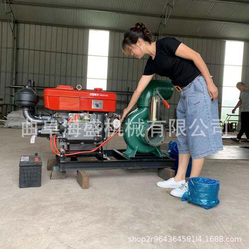 8寸动0拖车抽水泵柴油抽水移机68旱吨水量排涝抗大8寸无品牌/抽水