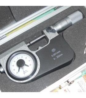 青海量具QLR北MGF牌0杠杆千分尺0-25-0-75-1西0mm0.001千5分尺