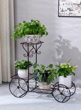 新款铁艺花家用省空Y6060间多层客厅花绿花架架落地式阳台吊兰盆