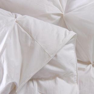 跨境直全播棉扭花羽丝绒鹅被加厚保冬暖95白绒丝086被子秋冬春秋