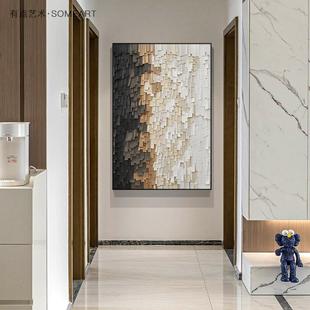 现代轻奢关意式大尺寸玄画抽象FM891065创意客厅墙饰上壁画楼梯走