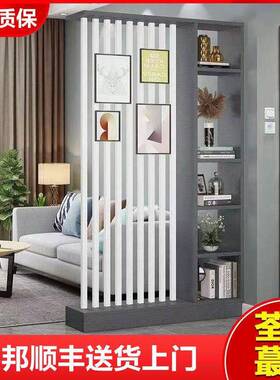 入户玄关多层置物架客厅隔断家用新中式屏风现代简约卧室储谷无从