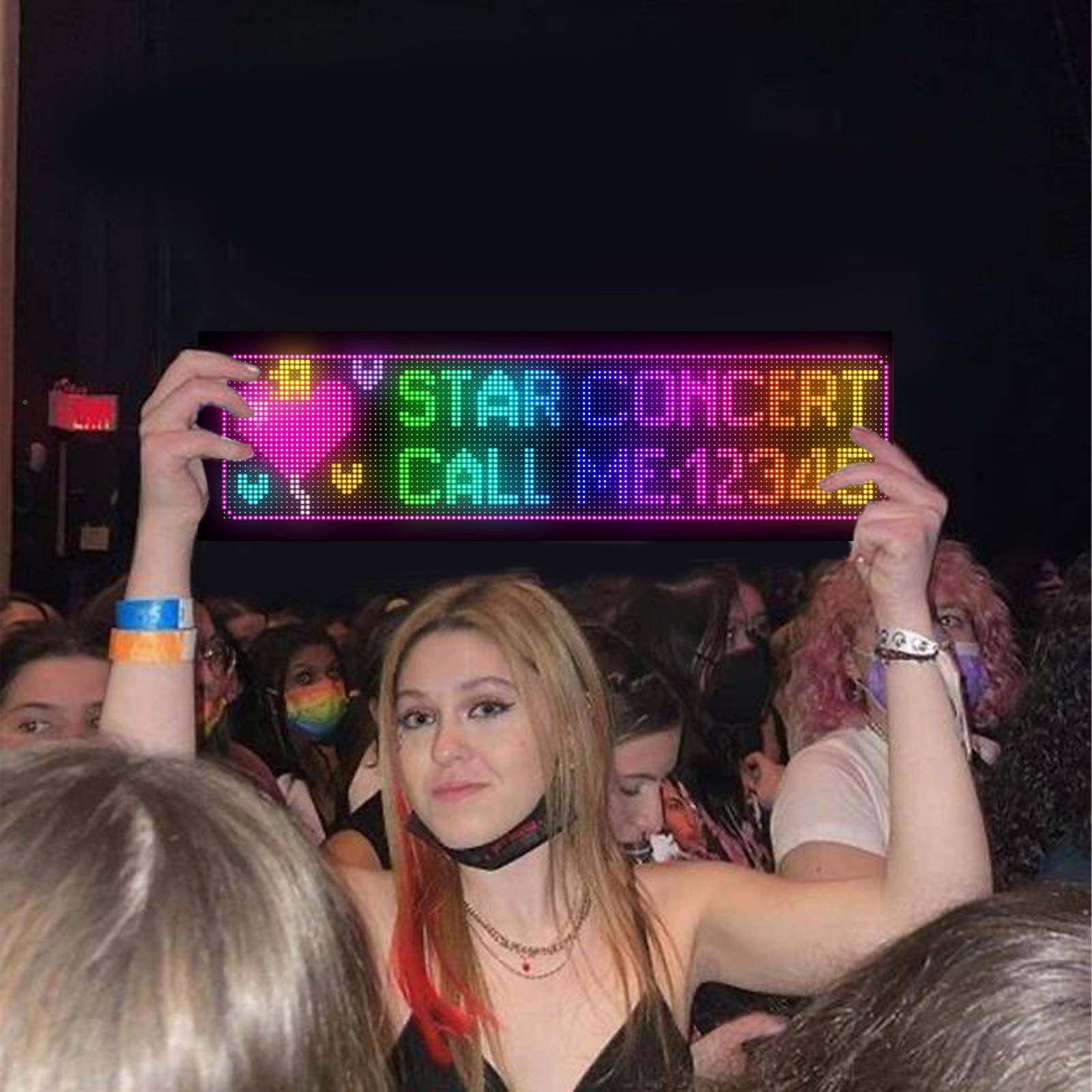 LED柔性屏软屏全彩随LD显示屏广告贴屏门头能E车贴好RP2448(2智彩