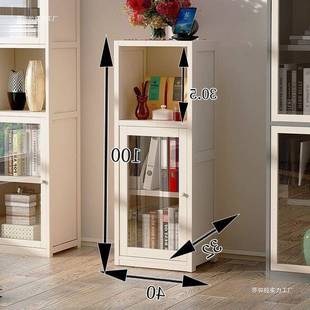 透明展CHE体柜客厅书家柜示落地防尘简约多层书架用多功能一收纳