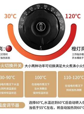 电热开水桶不锈钢烧桶蒸煮用大水容量自商动加保温热汤MPH茶水月