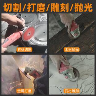 高压无刷角磨丹机100型大288功率切割抛打光磨机220V砂点轮磨光机