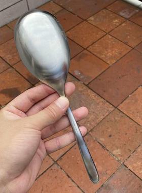 【游轮】号用勺加厚F8756HJT长柄服务餐厅公分匙菜勺调羹家大用分