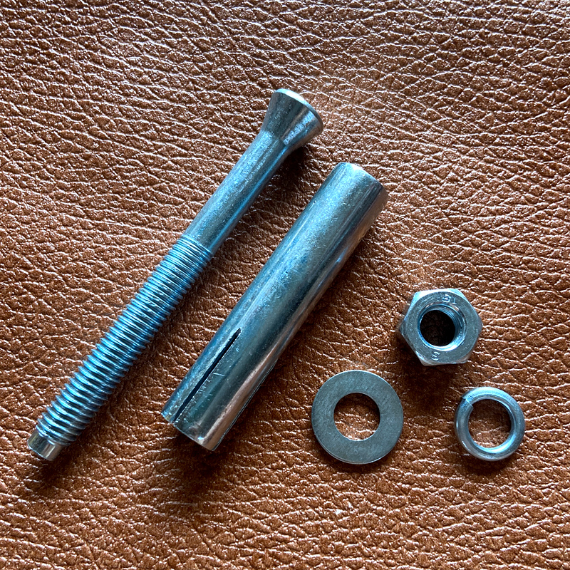 国标镀锌膨胀螺丝超长加长铁外膨胀螺栓胀管涨管胀丝M6M8M10M12M4