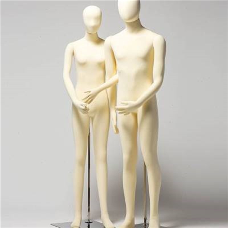 新款男模特全身服装模特女全身软体模特展示架道具摆造型模特假人