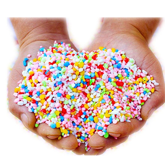 游乐场儿童乐园沙池玩具沙环保彩石沙可水洗宝宝沙滩玩具沙漏用沙