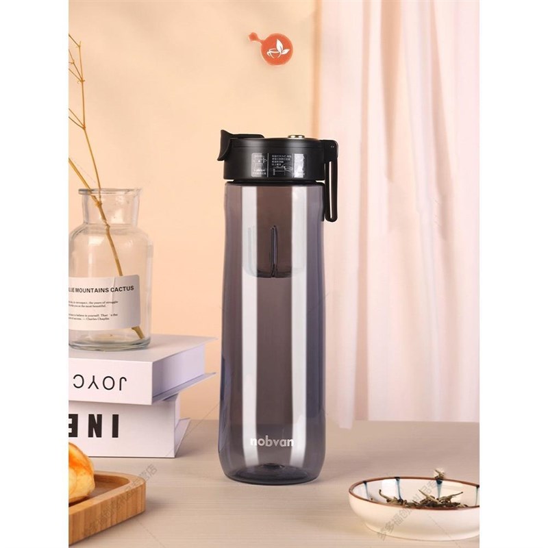 A6L二代茶仓杯超大容量塑料磁弹泡茶杯男运动水杯茶水分离