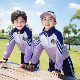 套装 儿童班服棒球服幼儿园园服运动三件套 中小学生校服春秋季 新款