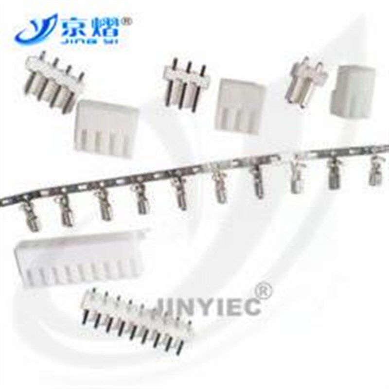 京熠优质 VH3.96-6P直针 优质 接插件 插头+针座+端子 (50套)