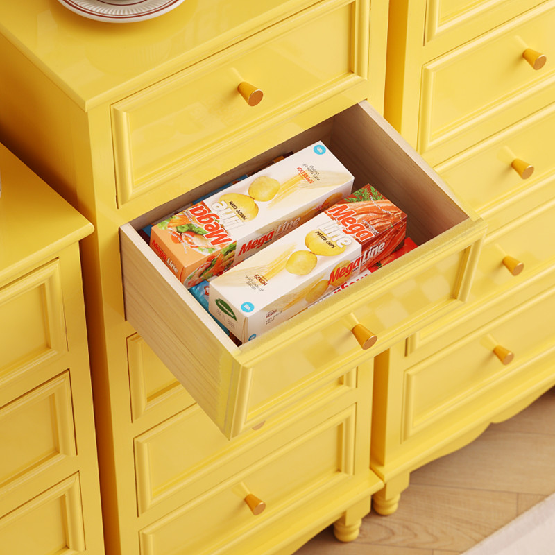 实木夹缝柜40cm客厅缝隙柜抽屉式收纳柜五斗柜卧室床边置物柜包邮