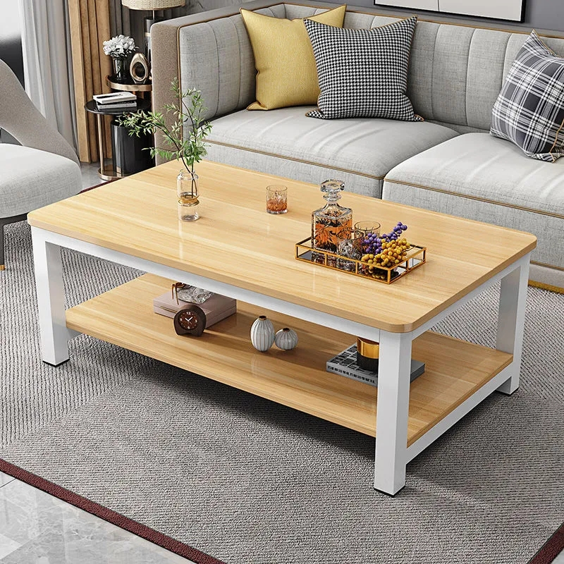 客厅双层茶几桌餐桌50高60cm长90 110 130 150 160办公室会客茶桌