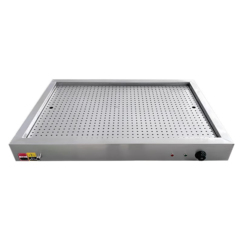 不锈钢保温台商用加热台式自助小碗蒸菜卤味不锈钢玻璃罩售卖台