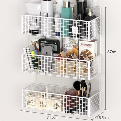 浴室置物架卫生间洗漱台洗手间墙上收纳架洗澡厕所壁挂式铁艺框架