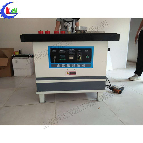 弧形不规则边框封边机 自动断带木皮包边机 家具厂异型曲面修边机