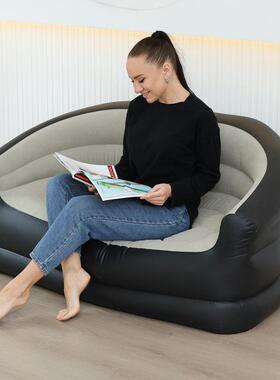 新充气沙发双23535沙发户自动充气懒人款沙发室内人外充气沙发厂