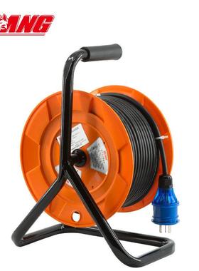 野狼YLS24BS动电-缆盘220v角电源盘三架绕线盘30/移77550米电缆线