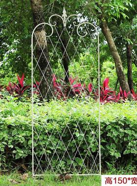 美艺式铁线莲爬藤OVY架院铁网格屏风蔷薇支架欧式花户外庭园艺