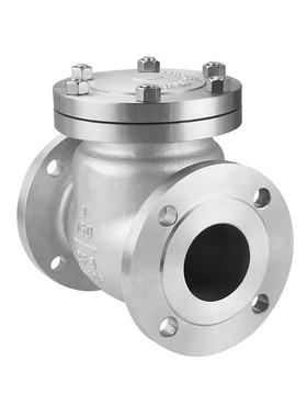 3054316L不回锈钢H法兰止阀44旋起式不锈钢止628回阀DN50680100