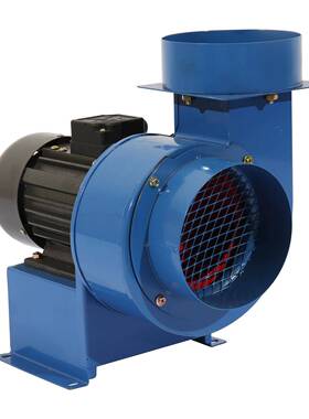 离M蓝色工业店油心鼓风机饭836店酒厨房厂房抽烟排烟风机离心风机