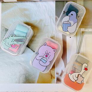 隔音耳塞两对音装学生静海耳塞睡lq-e060觉降噪耳旅行绵宿舍塞学